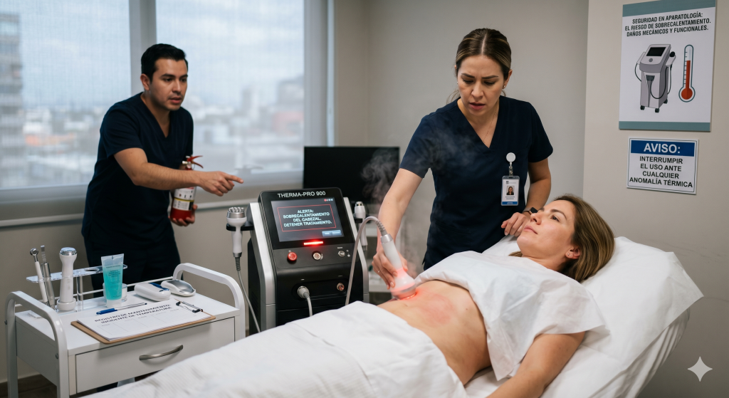 ⚠️ Aparatología estética riesgos mecánicos y funcionales