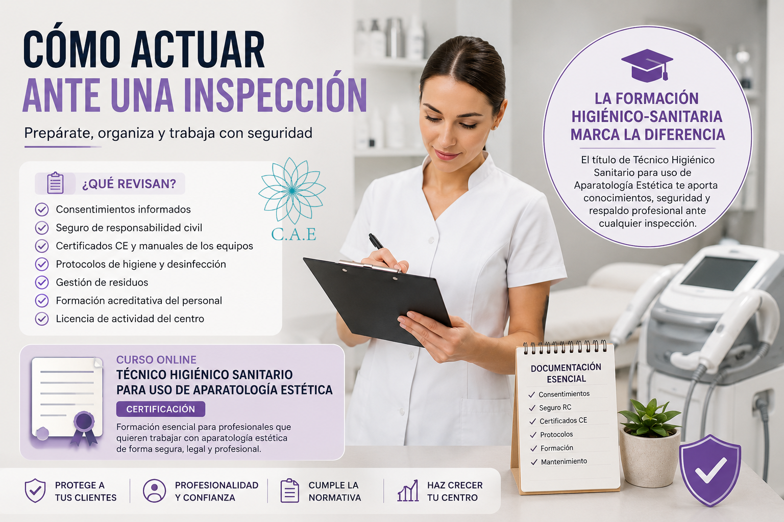 Cómo actuar ante una inspección
