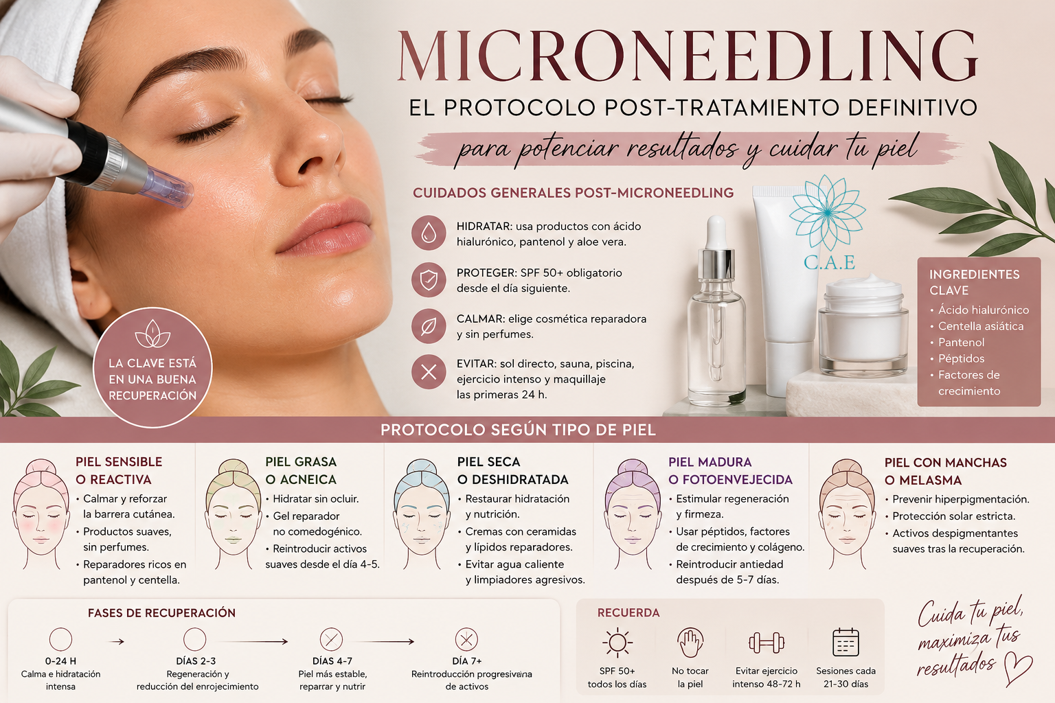 Microneedling: El Protocolo Post-Tratamiento