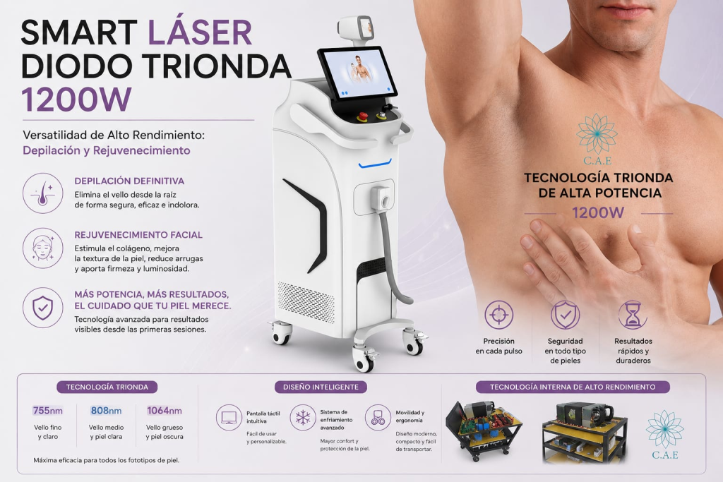 smart láser diodo trionda 1200w