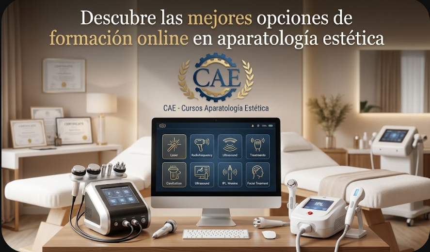 Descubre las mejores opciones de formación online en aparatología estética