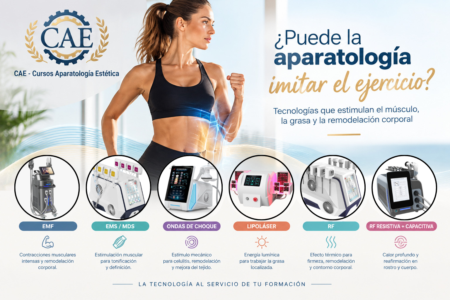 ¿Existe una aparatología estética que imite los efectos del ejercicio?