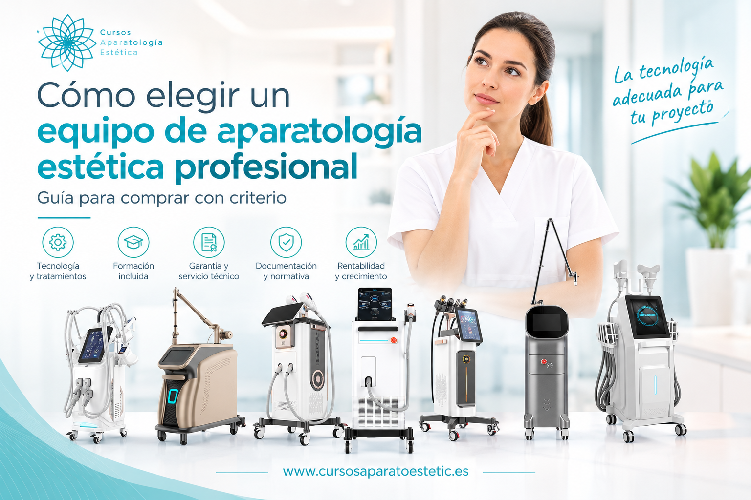 Cómo elegir un equipo de aparatología estética profesional: guía para comprar con criterio