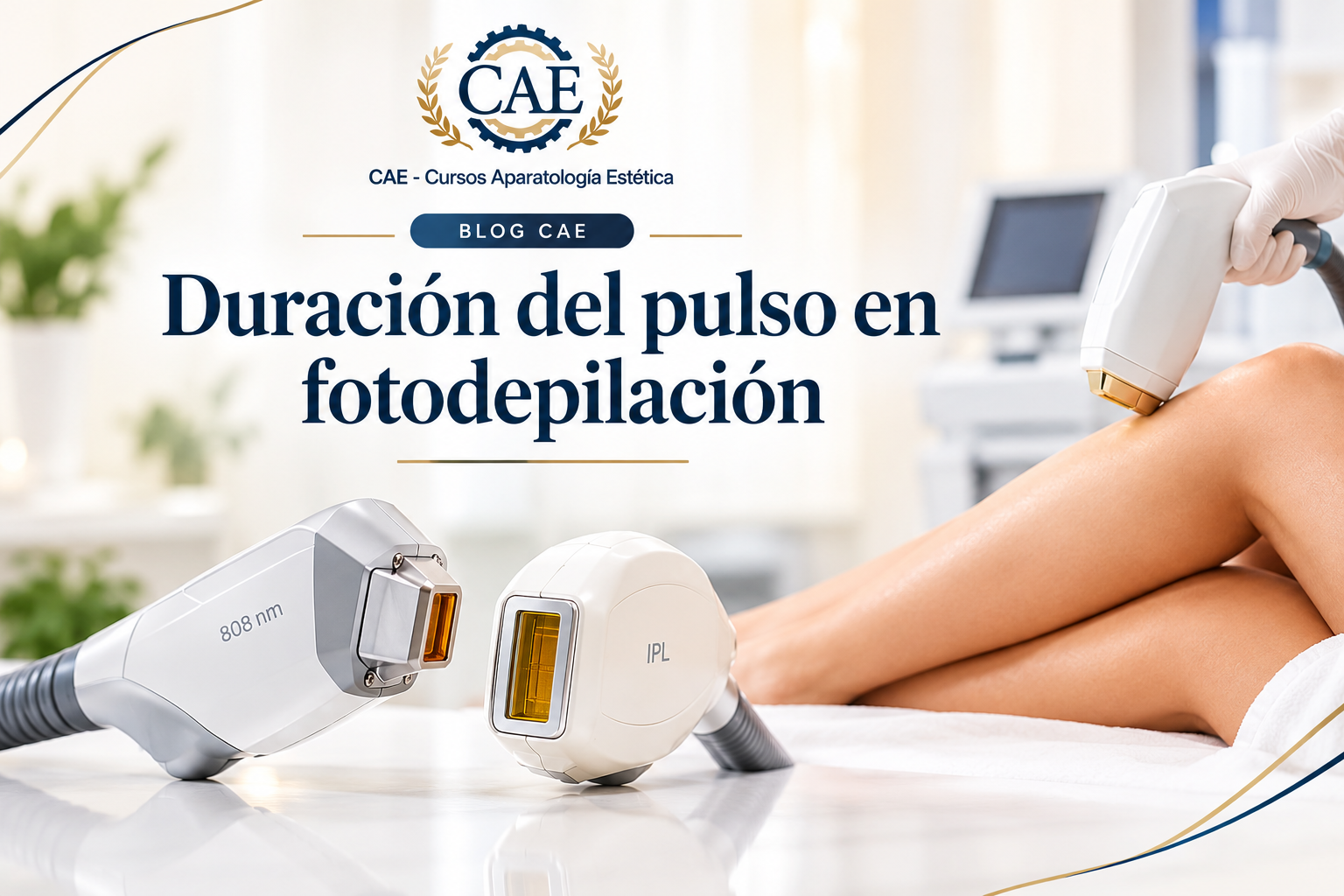 Duración del pulso en fotodepilación