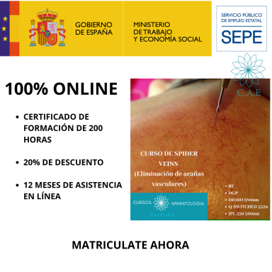 Certificado online de formación de 200 horas con 20% de descuento y 12 meses de asistencia.