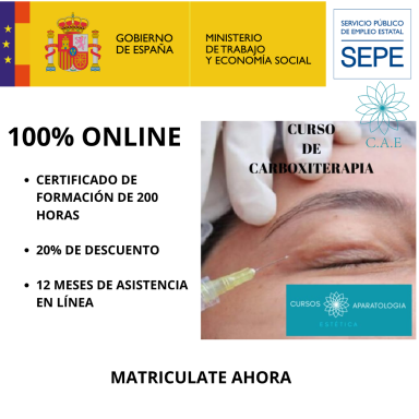 Curso online de quiropterapia con certificado, 200 horas, 20% de descuento, matrícula abierta.