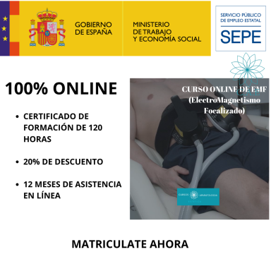 Certificación online de 120 horas con 20% de descuento y 12 meses de asistencia.