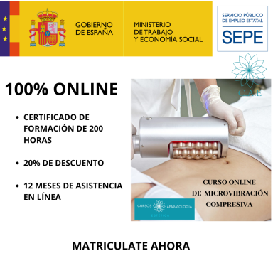 Certificado de formación online de 200 horas con 20% de descuento y asistencia de 12 meses.