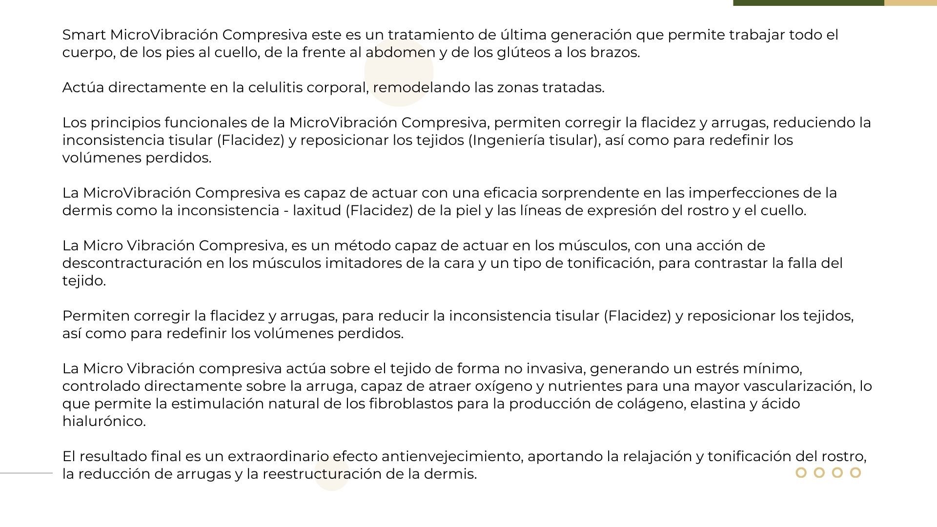 Reducción de grasa y tratamiento corporal estético.